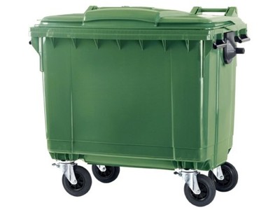 Пластиковый мусорный контейнер 660 л с доставкой!